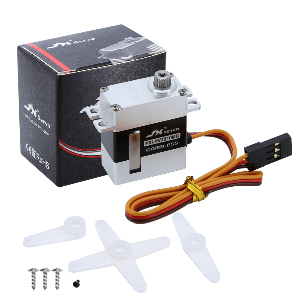 Rc Helicopter Mini - JX Servo PDI-HV2010MG 11กก.เกียร์โลหะFull CNCอลูมิเนียมCoreless HV