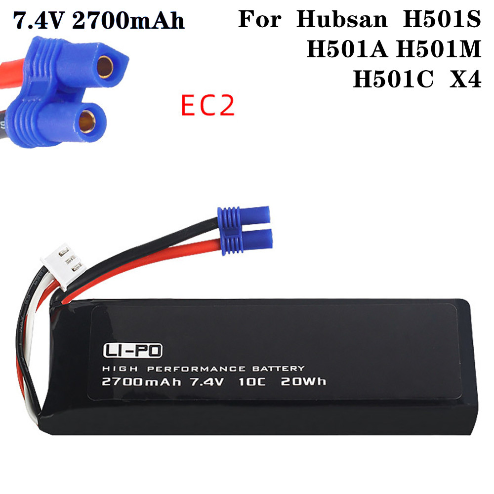 Rc Helicopter Parts - 7.4V 2700mAh 10C แบตเตอรี่เดิมสําหรับ Hubsan H501S
