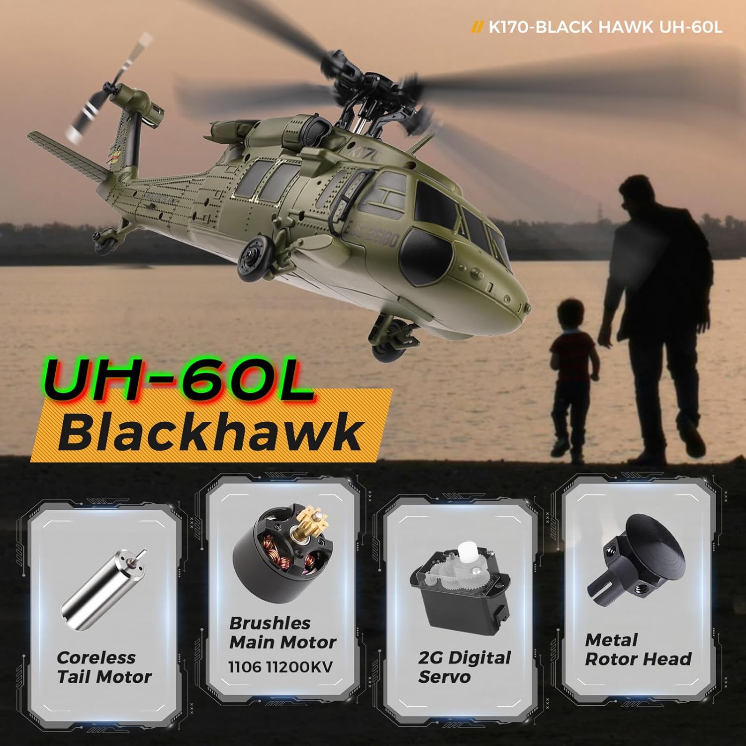 WLtoys K170 Brushless 4-CH RC  - Rc Helicopter Charger บทวิจารณ์และราคา