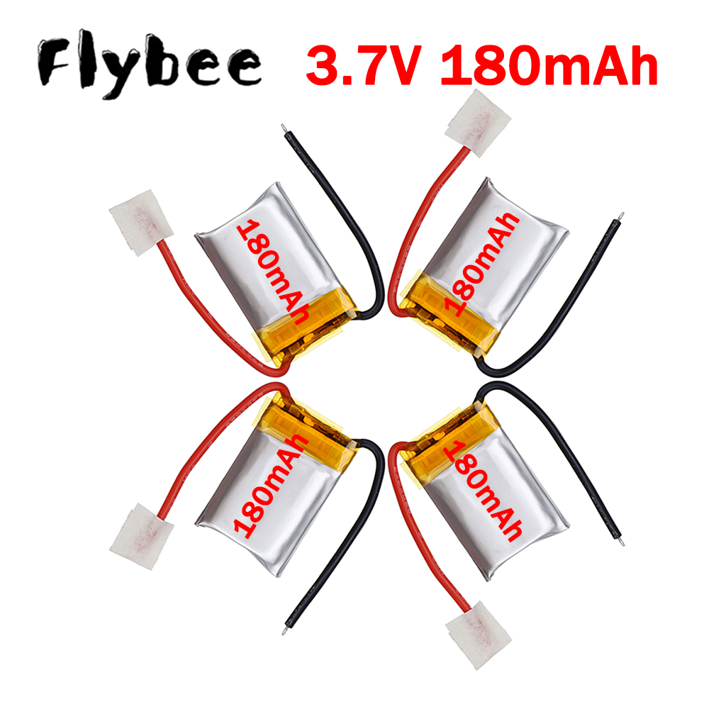 แบตเตอรี่ Lipo 180mAh 3.7V สำห - Rc Helicopter Parts บทวิจารณ์และราคา