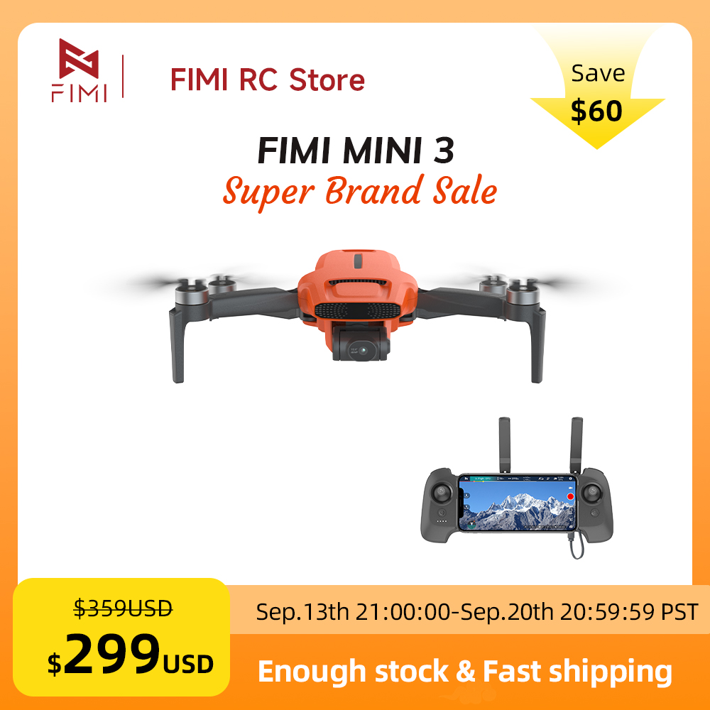 โดรน FIMI MINI 3 กล้อง 4K 60fp - Rc Helicopter Case บทวิจารณ์และราคา